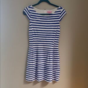 Lilly Pulitzer Striped Fit & Flare‎ Dress | Size Small | Nautical Coastal Style